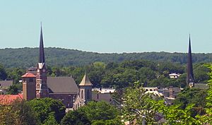 Skyline from the east