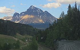 Mount Fitzwilliam from train