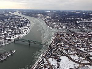 Ohio and Muskingum Rivers at Marietta, Ohio