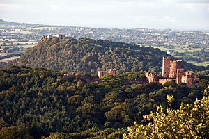 Peckforton Castle from Stanner Nab