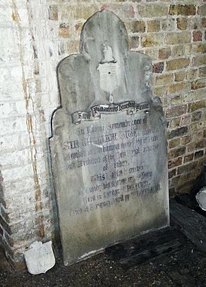 Sir William Tite headstone West Norwood Cemetery Catacombs 5th July 2014