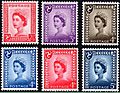 Stamp-IoM regional set 1958-69