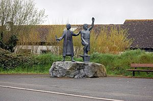 Statue of Michael Joseph the Smith and Thomas Flamank - geograph.org.uk - 1263309.jpg