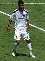 AJ DeLaGarza at Galaxy at Earthquakes 2010-08-21 5