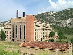 Abandoned electric plant in Aliaga.