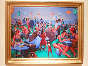 Archibald Motley Painting