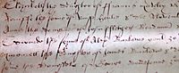 Baptism entry for Ambrose Barlow