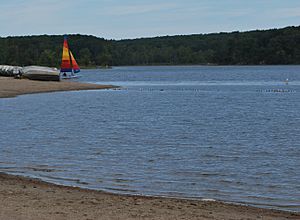 Deam lake beach