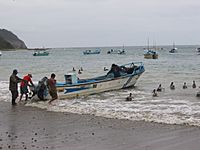 Fisherman in puerto lopez