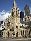 Gerald Farinas Holy Name Cathedral from Street.jpg