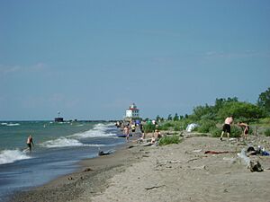 Headlands beach east view