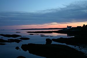 Hendricks Head Light - sunset