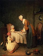 Jean Siméon Chardin - The Prayer before Meal - WGA04770