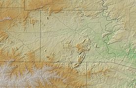 LLanno Uplift shaded relief wide