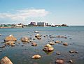 Sault Ste Marie waterfront from Whitefish Island