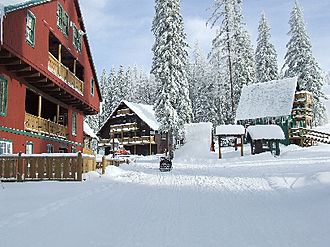 Main Lodge in mid-December