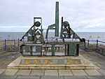 Vane Tempest Colliery interpretive sculpture, Seaham - geograph.org.uk - 1707166