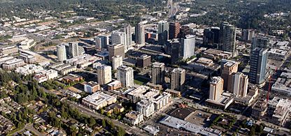 Aerial Bellevue Washington August 2009