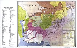 Afghanistan ethnic groups 2005