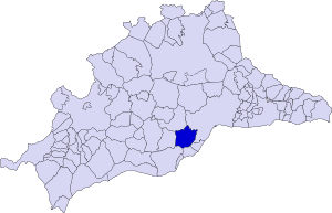 Municipal location in the Province of Málaga