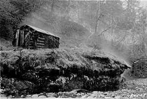 Bath House on Mansfield property