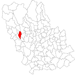 Location in Prahova County