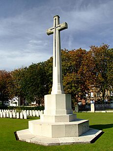 Cross of Sacrifice, Ypres Reservoir cemetery