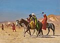 Gérôme--Riders Crossing the Desert--1870--private collection