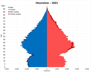 Hounslow population pyramid