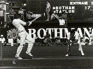 Ian Botham batting vs NZ