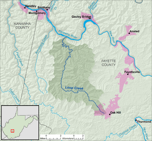 Loop Creek WV map.png