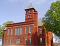 Mason County courthouse clock tower