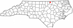 Location of Norlina, North Carolina