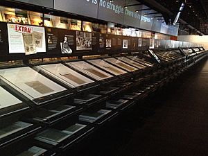 Newseum newspaper room