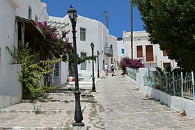 Plaka on Milos, Street above the Archaeological Museum, 152621.jpg