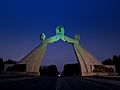 REUNIFICATION MONUMENT PYONGYANG DPR KOREA OCT 2012 (8150413808)