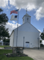 Serbin church - outside front