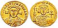 Solidus-Justinian II-Christ b-sb1413