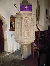 St Peters church Fremington pulpit