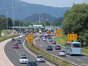 Toll station Log Slovenia 2