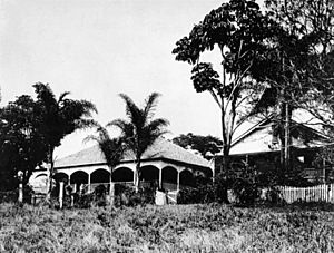 Tom Petrie's home Murrumba at North Pine now Petrie ca. 1910