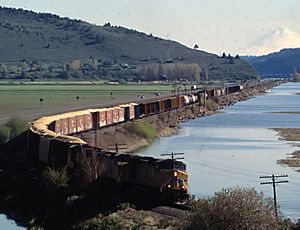 Train passing by Algoma