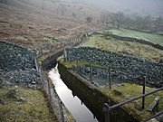 Water leat below Watson's Dodd