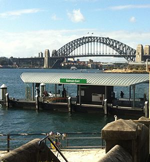 Balmain East ferry wharf