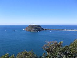 Barrenjoey Head from West Head