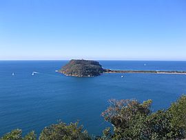 Barrenjoey Head from West Head