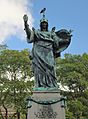 Britannia statue, King's Liverpool Regiment monument.jpg