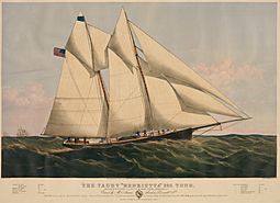 Currier & Ives-Schooner Henrietta