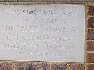 East Sheen Baptist Church foundation stone