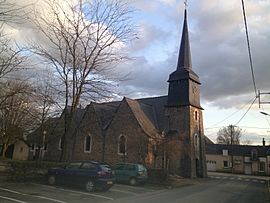 The church in Bouchamps-lès-Craon